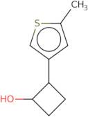 2-(5-Methylthiophen-3-yl)cyclobutan-1-ol