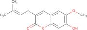 7-Hydroxy-6-methoxy-3-prenylcoumarin