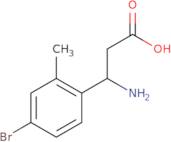 3-Amino-3-(4-bromo-2-methylphenyl)propanoic acid