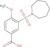3-(Azepane-1-sulfonyl)-4-methoxybenzoic acid