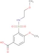 4-Methoxy-3-[(2-methoxyethyl)sulfamoyl]benzoic acid