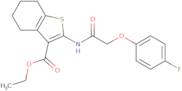 Ethyl 2-{[2-(4-fluorophenoxy)acetyl]amino}-4,5,6,7-tetrahydro-1-benzothiophene-3-carboxylate