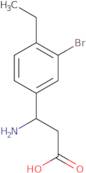 3-Amino-3-(3-bromo-4-ethylphenyl)propanoic acid