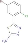 5-(5-Bromo-2-chlorophenyl)-1,3,4-thiadiazol-2-amine