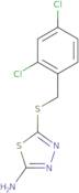 5-{[(2,4-Dichlorophenyl)methyl]sulfanyl}-1,3,4-thiadiazol-2-amine