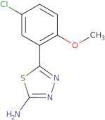 5-(5-Chloro-2-methoxyphenyl)-1,3,4-thiadiazol-2-amine