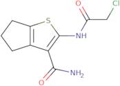 2-(2-Chloroacetamido)-4H,5H,6H-cyclopenta[b]thiophene-3-carboxamide