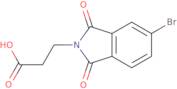 3-(5-Bromo-1,3-dioxo-2,3-dihydro-1H-isoindol-2-yl)propanoic acid