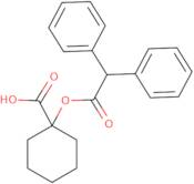 1-[(2,2-Diphenylacetyl)oxy]cyclohexane-1-carboxylic acid