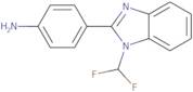 4-[1-(Difluoromethyl)-1H-1,3-benzodiazol-2-yl]aniline