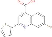 7-Fluoro-2-thien-2-ylquinoline-4-carboxylic acid