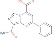 8-Carbamoyl-2-phenylimidazo[1,5-a]pyrimidine-4-carboxylic acid