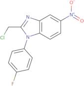 2-(Chloromethyl)-1-(4-fluorophenyl)-5-nitro-1H-1,3-benzodiazole