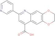 7-Pyridin-3-yl-2,3-dihydro[1,4]dioxino[2,3-G]quinoline-9-carboxylic acid