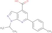 6-(4-Methylphenyl)-1-(propan-2-yl)-1H-pyrazolo[3,4-b]pyridine-4-carboxylic acid