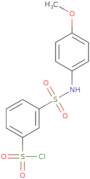 3-[(4-Methoxyphenyl)sulfamoyl]benzene-1-sulfonylchloride