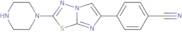 4-(2-Piperazin-1-ylimidazo[2,1-b][1,3,4]thiadiazol-6-yl)benzonitrile