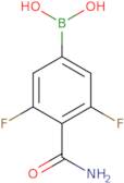 (4-Carbamoyl-3,5-difluorophenyl)boronic acid