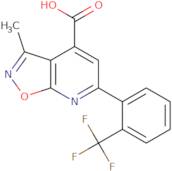 3-Methyl-6-[2-(trifluoromethyl)phenyl]-[1,2]oxazolo[5,4-b]pyridine-4-carboxylic acid