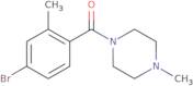 1-(4-Bromo-2-methylbenzoyl)-4-methylpiperazine