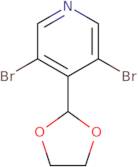 3,5-Dibromo-4-(1,3-dioxolan-2-yl)pyridine