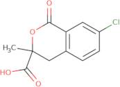 7-Chloro-3-methyl-1-oxo-3,4-dihydro-1H-2-benzopyran-3-carboxylic acid