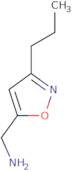 (3-Propyl-1,2-oxazol-5-yl)methanamine