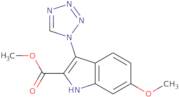 6-Methoxy-3-tetrazol-1-yl-1H-indole-2-carboxylic acid methyl ester