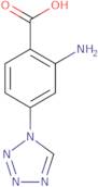 2-Amino-4-tetrazol-1-yl-benzoic acid