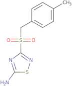 3-[(4-Methylbenzyl)sulfonyl]-1,2,4-thiadiazol-5-amine