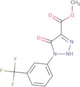 5-Hydroxy-1-(3-trifluoromethyl-phenyl)-1H-[1,2,3]triazole-4-carboxylic acid methyl ester