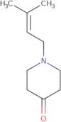 1-(3-Methylbut-2-en-1-yl)piperidin-4-one