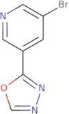 3-Bromo-5-(1,3,4-oxadiazol-2-yl)pyridine