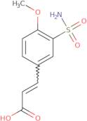 3-(4-Methoxy-3-sulfamoylphenyl)prop-2-enoic acid