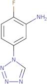 2-Fluoro-5-(1H-1,2,3,4-tetrazol-1-yl)aniline