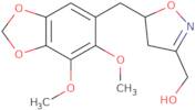 [5-(6,7-Dimethoxy-benzo[1,3]dioxol-5-ylmethyl)-4,5-dihydro-isoxazol-3-yl]-methanol