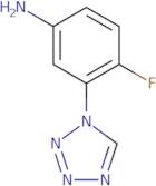 4-Fluoro-3-(1H-tetrazol-1-yl)aniline