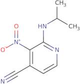 3-Nitro-2-[(propan-2-yl)amino]pyridine-4-carbonitrile