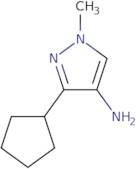 3-Cyclopentyl-1-methyl-1H-pyrazol-4-amine