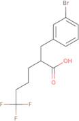 2-[(3-Bromophenyl)methyl]-6,6,6-trifluorohexanoic acid