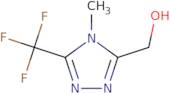 [4-Methyl-5-(trifluoromethyl)-4H-1,2,4-triazol-3-yl]methanol