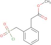 Methyl 2-{2-[(chlorosulfonyl)methyl]phenyl}acetate