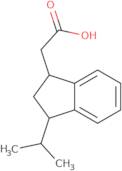 rac-2-[(1R,3S)-3-(Propan-2-yl)-2,3-dihydro-1H-inden-1-yl]acetic acid