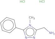 (4-Methyl-5-phenyl-4H-1,2,4-triazol-3-yl)methanamine dihydrochloride