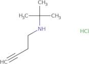 (But-3-yn-1-yl)(tert-butyl)amine hydrochloride