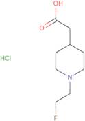 2-[1-(2-Fluoroethyl)piperidin-4-yl]acetic acid hydrochloride