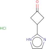 3-(1H-Imidazol-2-yl)cyclobutan-1-one hydrochloride