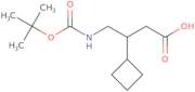 4-{[(tert-Butoxy)carbonyl]amino}-3-cyclobutylbutanoic acid