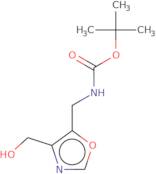 tert-Butyl N-{[4-(hydroxymethyl)-1,3-oxazol-5-yl]methyl}carbamate