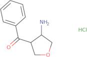 rac-(3R,4R)-4-Benzoyloxolan-3-amine hydrochloride